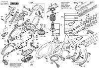 Bosch 3 600 H48 B00 Ahs 7000 Pro-T Hedge Trimmer 230 V / Eu Spare Parts